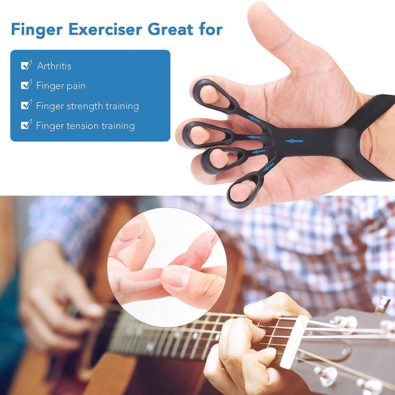 Silicone Finger Grip & Hand Strengthener – Arthritis Relief & Rehabilitation Trainer