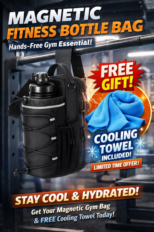 Magnetic Gym Bag + Free Towel