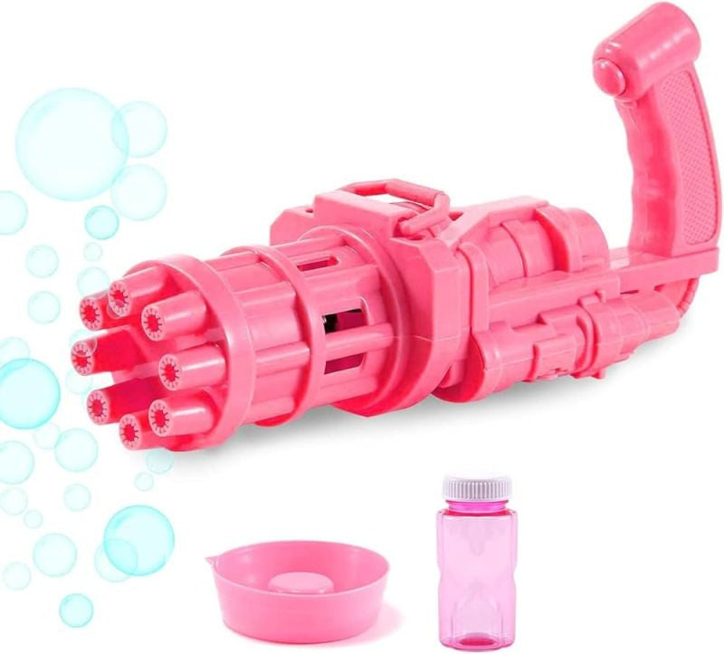 Kids Bubble Gum Machine Gun Toy – Colorful Automatic Bubble Blaster for Endless Fun