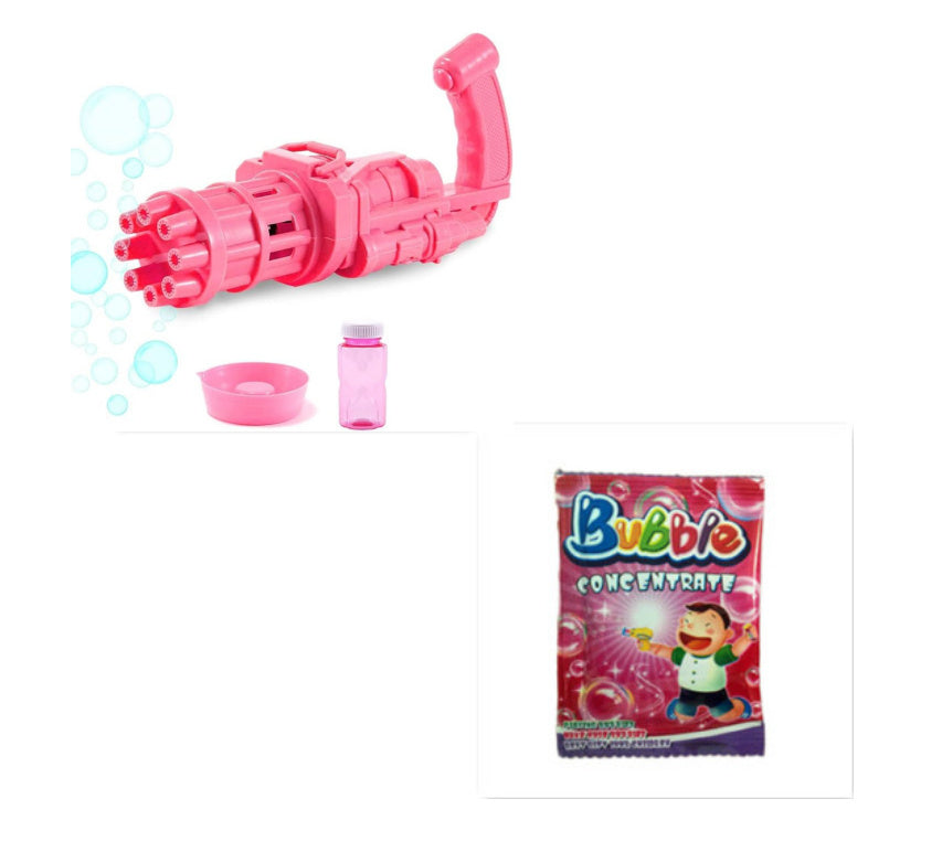 Kids Bubble Gum Machine Gun Toy – Colorful Automatic Bubble Blaster for Endless Fun