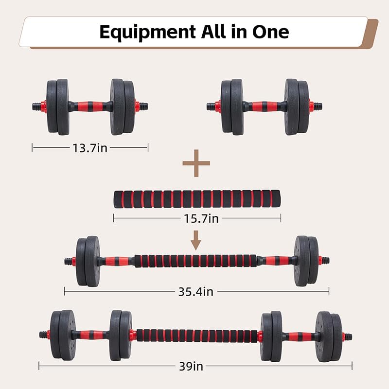 4-in-1 Adjustable Dumbbell Set